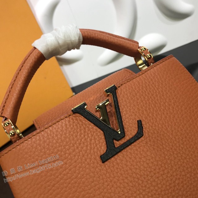 路易威登2021專櫃新款女包 lv高仿專門店手提女包 M56848 M56984 M56770 Capucines迷你手袋  ydh4507